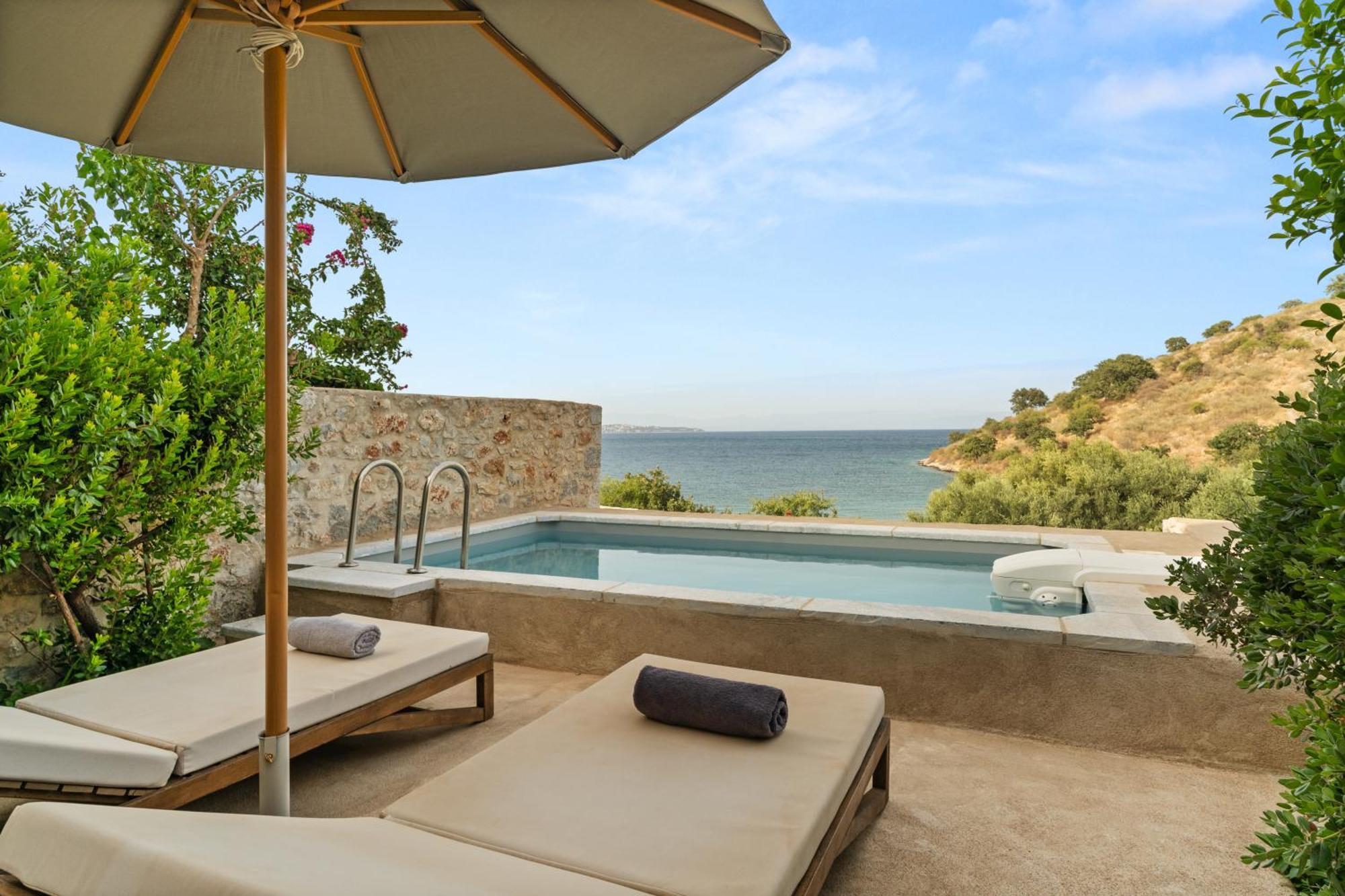 100 Rizes Seaside Resort- Small Luxury Hotels Of The World Kalivia  部屋 写真